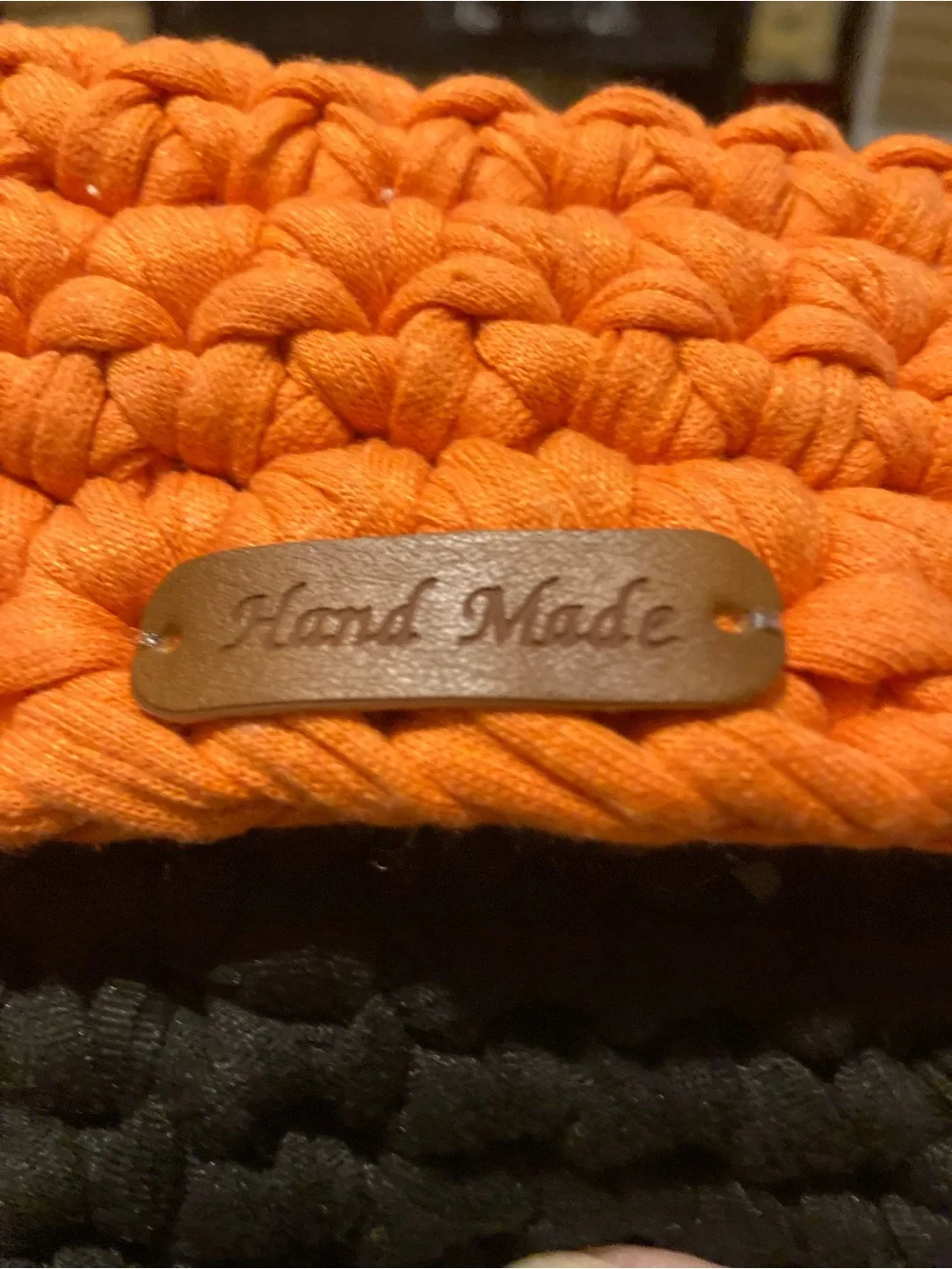 Handmade crocheted phone purse
